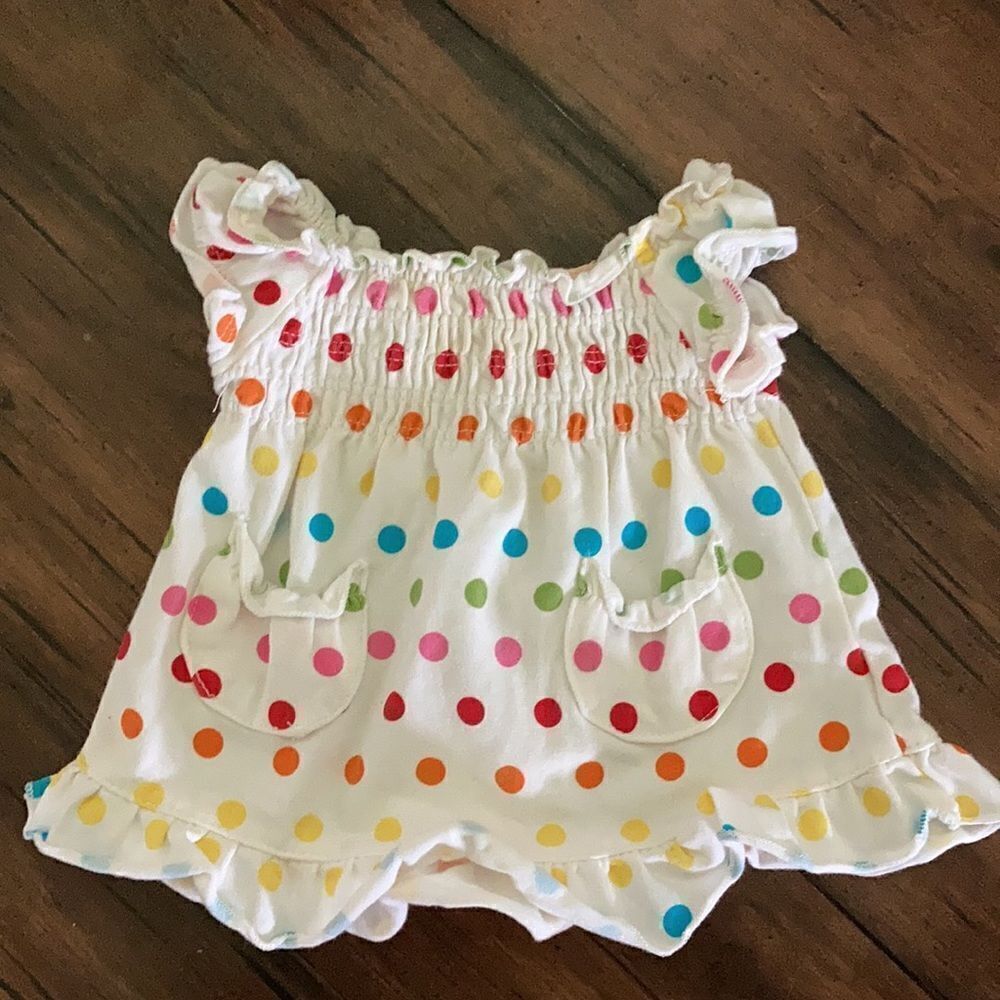 NEW Faded Glory Rainbow 🌈 Newborn Matching Polkadot Set- darling! - Picture 3 of 6